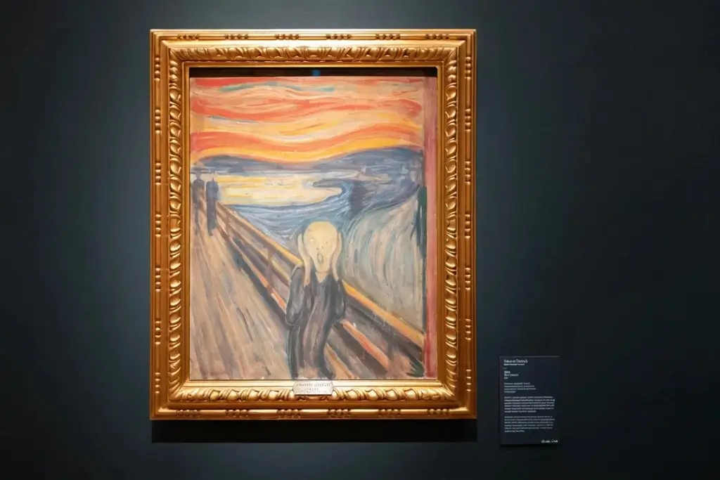 Le Cri, tableau expressionniste d'Edvard Munch peint en 1893